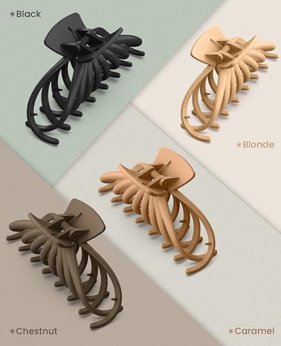 Miniatura 6 de Pinzas para cabello grueso, pinzas para el cabello para mujeres, pinzas de pelo extra grandes para cabello largo grueso, accesorios para el cabello