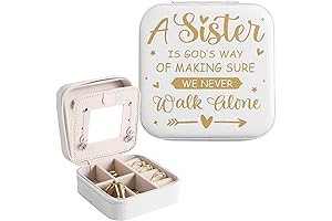 Sister Jewelry Travel Case: A Treasured Gift for Your Special Bond