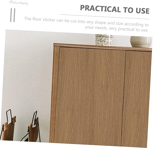 Miniatura 8 de Azulejos de madera de grano de madera, adhesivos para pisos, adhesivos para pisos, calcomanías decorativas para el suelo, para dormitorio, tablones,