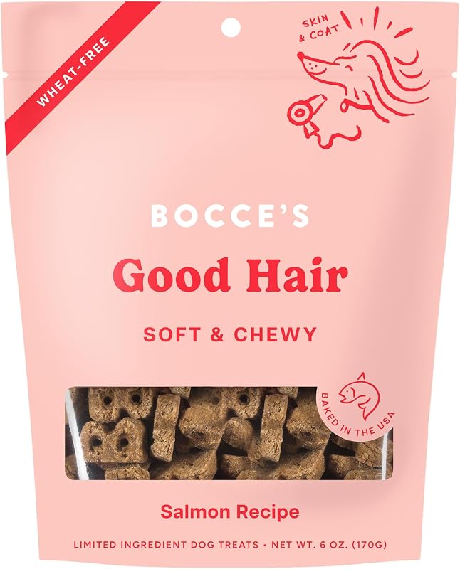 Petisco macio para cães Bocce's Bakery com salmão e coco 170 g