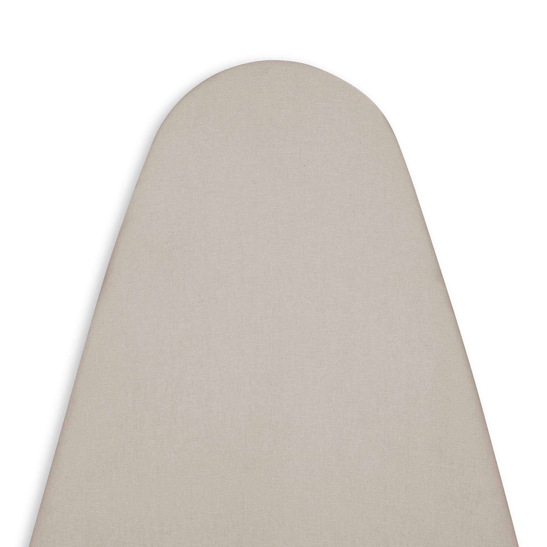 Encasa Ironing Board Covers (up to 114 x 35 cm) Elastic Tightening with Thick 4 mm Felt Padding, Easy Fit, Scorch Resistant, Plain Colors- Grey — view 56