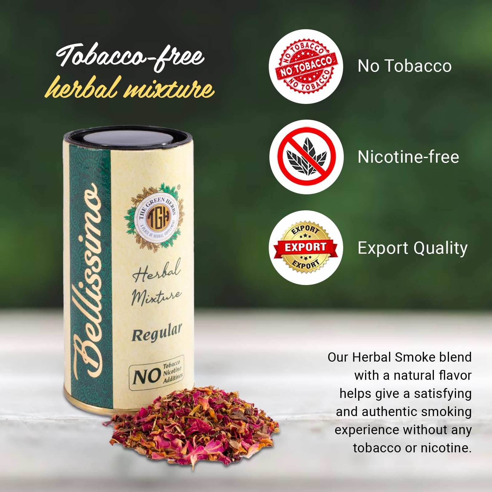 tobacco substitute amazon Amazon.com: Bellissimo Herbal Smoke Mixture, Tobacco and Nicotine-Free  Smoking Blend, Tobacco Alternatives to Quit Smoking, Regular & Honey Clove  Flavor, Roll Your Own Smoke, 2 Pack of 60gm : Health & Household