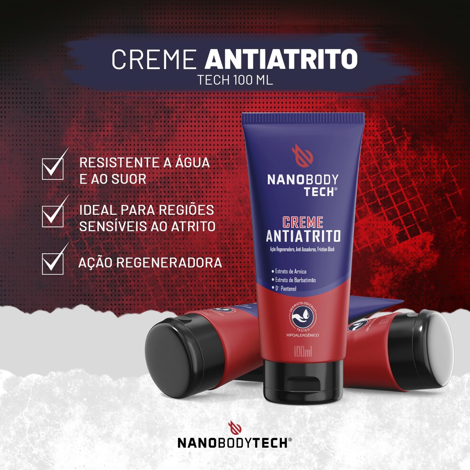 Creme Antiatrito Assadura Nanobody Tech Corrida Bike 100ml