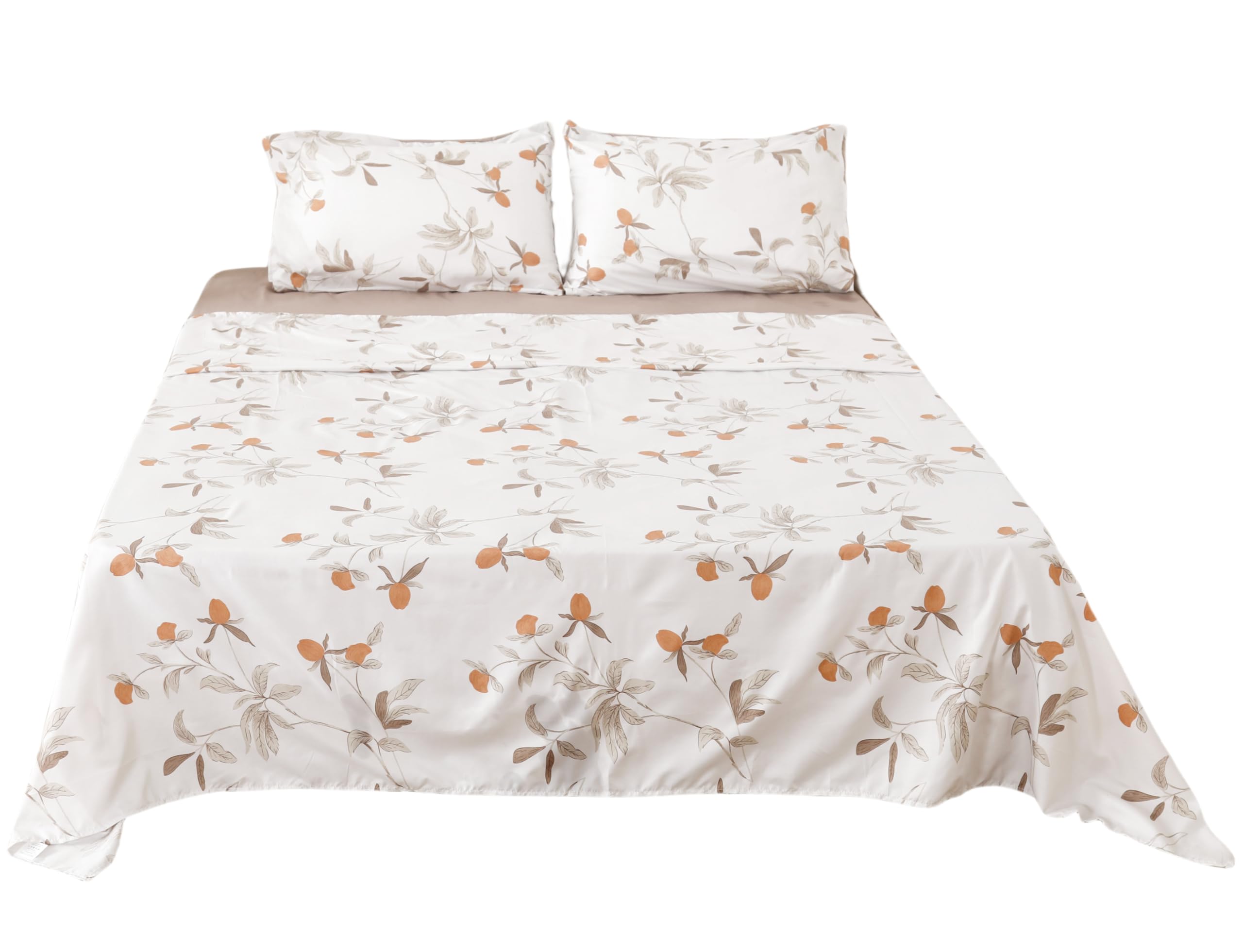 Parure Blanc Gris Design Parure De Lit 3 Pièces Burrito Blanco - 150x190/200 Cm - Blanc/gris, 50% Coton 50% Polyester - Drap Plat, Taie, Drap -housse Ajustable Parure Lit Blanc Gris Underzy