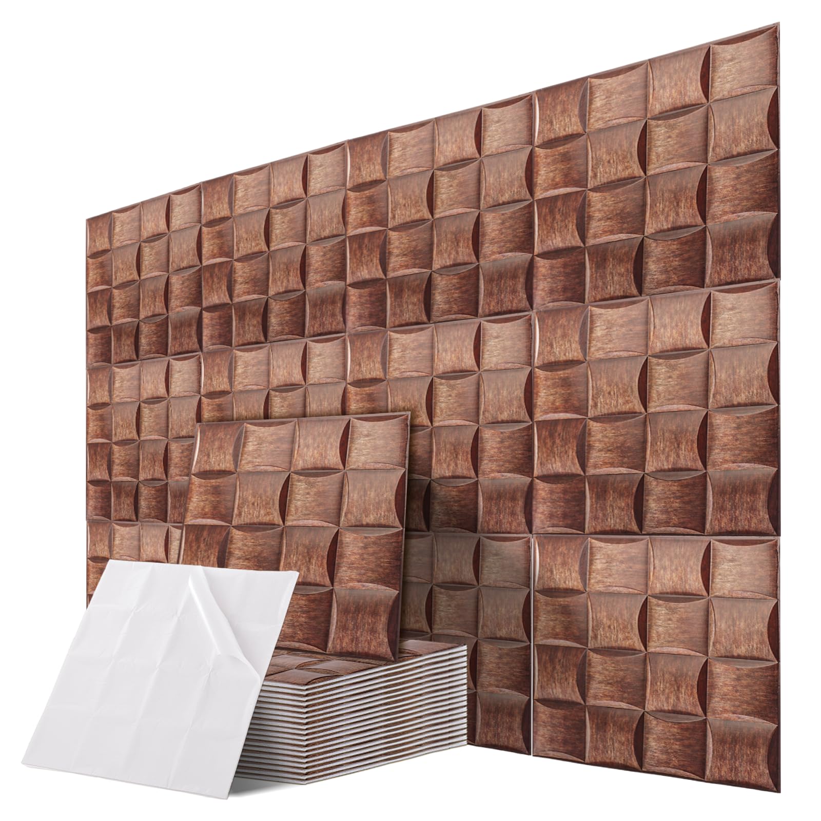 Paneles de pared 3D aislantes y ligeros de poliestireno blanco para revestimiento de comedor