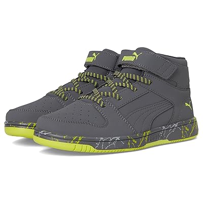 PUMA Kids Rebound Layup Mid Hook And Loop (Little Kid) Kid