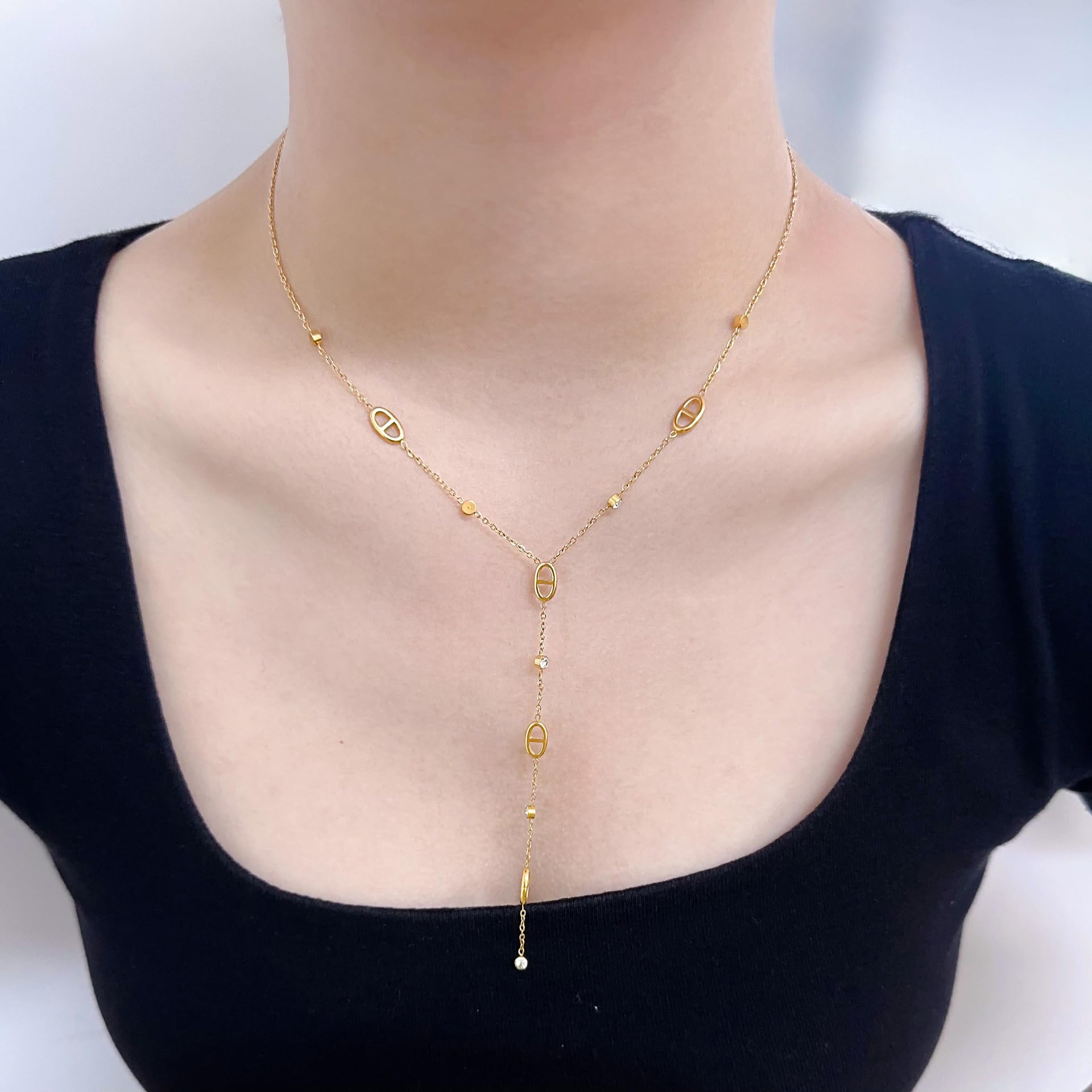 Lyana | Collier Y En Acier Inoxydable