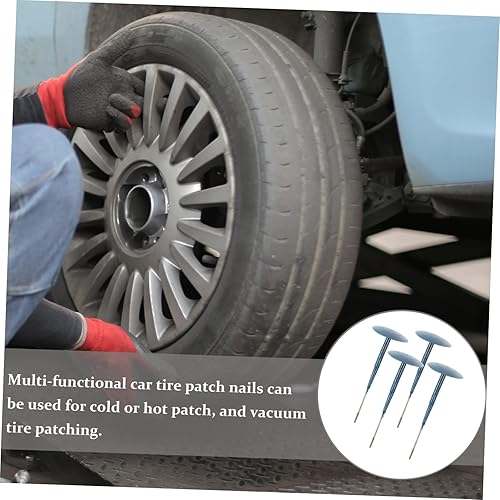 Miniatura 7 de Unomor Kit de parches de reparación de neumáticos de automóvil, 20 unidades, tapones de pinchazos duraderos para reparación de neumáticos ligeros y