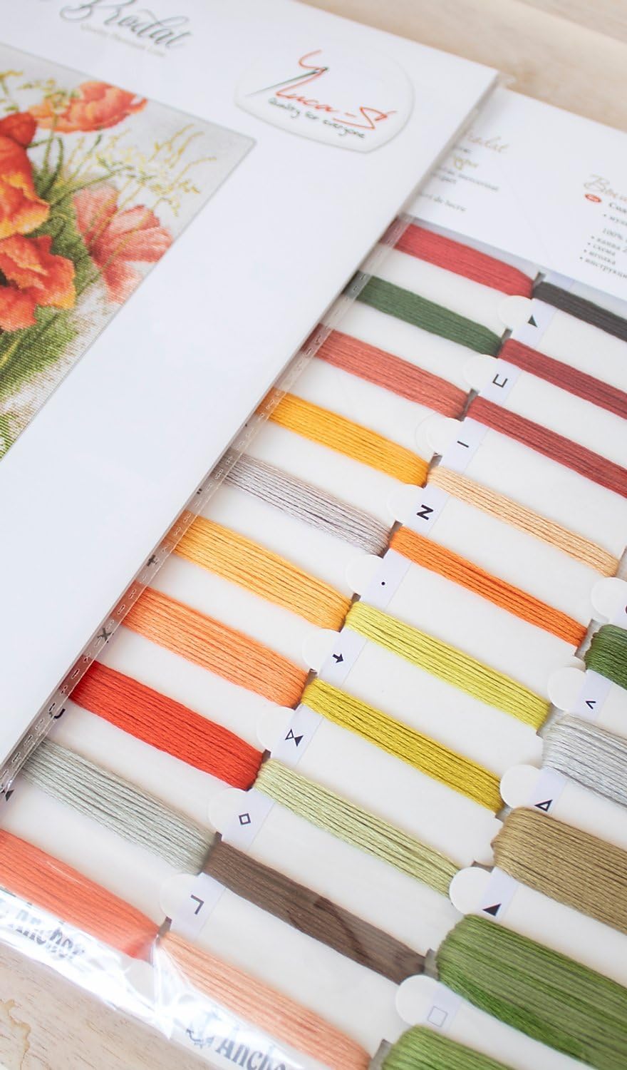 Luca-S B213 Poppies - Cross Stitch Kit