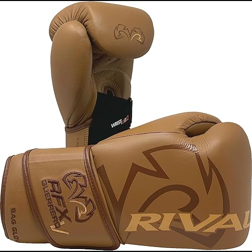 Miniatura 10 de Guantes de boxeo RIVAL RFX-Guerrero-V para bolsa de entrenamiento, con relleno de espuma multicapa (HDEF), cuero premium, sistema Wrist Lock 2