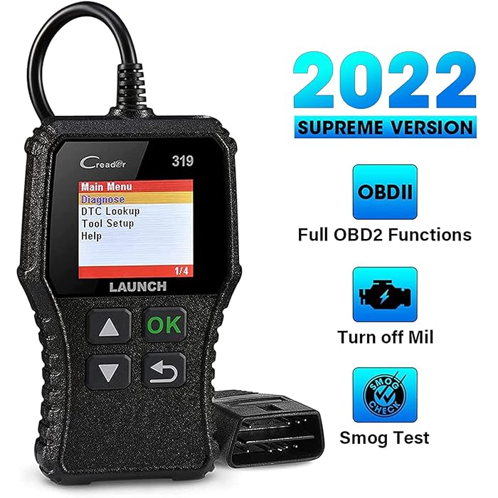 Buy LAUNCH OBD2 Scanner, CR319 Code Reader with DTC Lookup Full OBDII