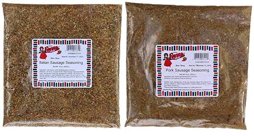 Bolner's Fiesta Extra Fancy - Condimento para salchichas de 2 sabores y 4 bolsas (2) condimentos de salchichas italianas y (2) condimentos para