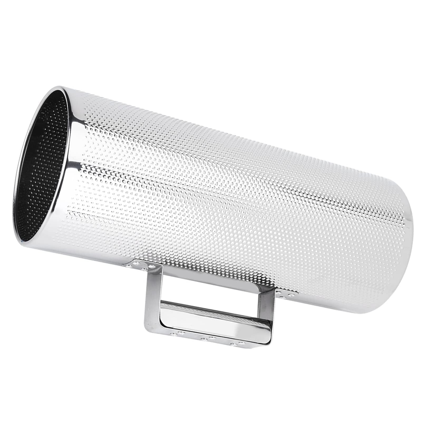 Instrumento de Percusi¨®n de Acero Inoxidable, Guiro de Metal de 5 * 12,8 Pulgadas con Raspador, Accesorios para Instrumentos Musicales