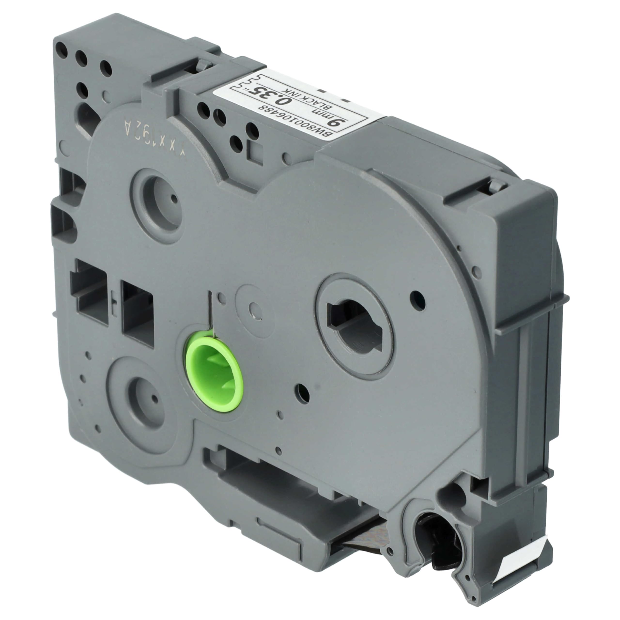 vhbw 50 x zamiennik taśmy do etykiet Brother TZ-221, TZE-221 do drukarki etykiet 9 mm, czarny na białym