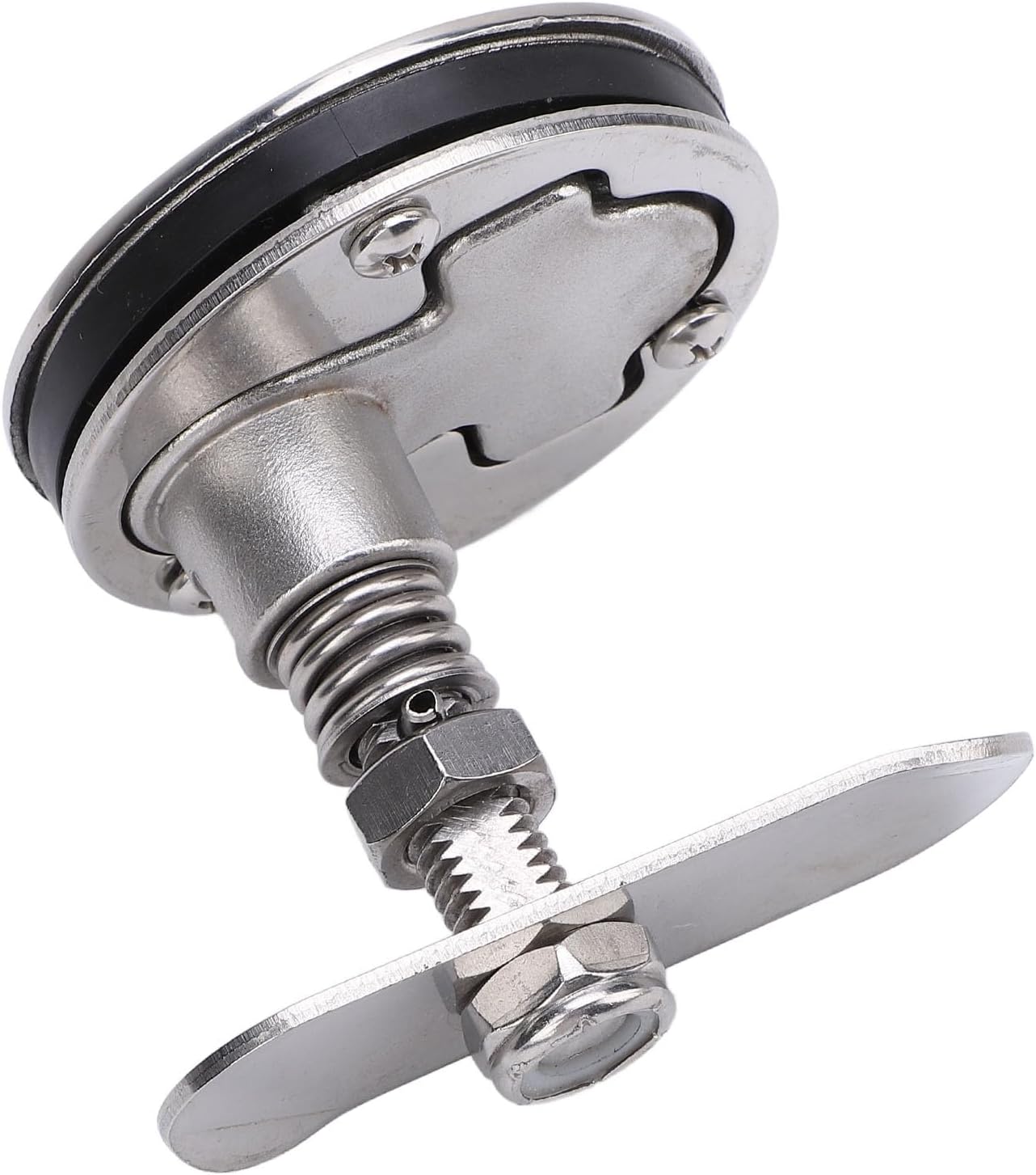 Marine T Handle Latch Lock Stainless Steel Flush Mount Cam Latch for Boat Hatch RV Yacht Storage Compartments