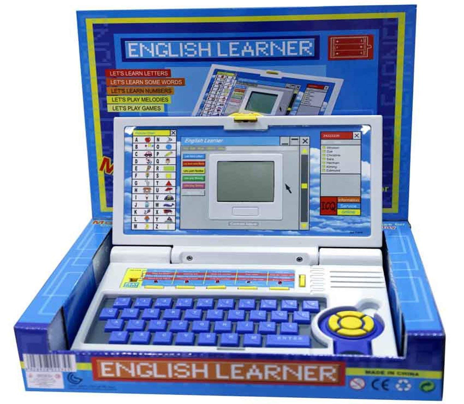 Fun Flow Kid's English Learner Laptop/Educational Notebook Computer Large