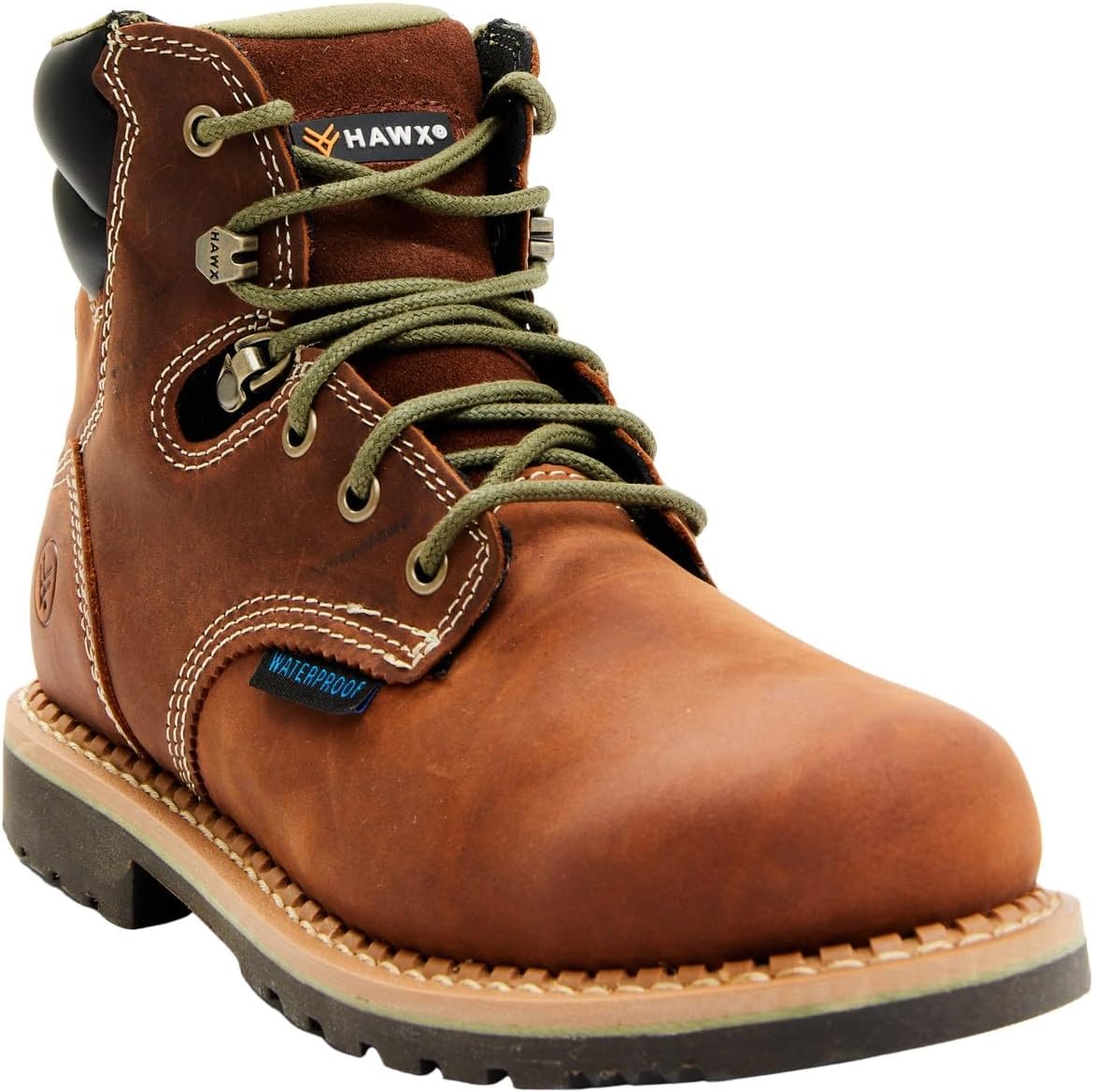 Hawx Women's Platoon Lace-Up Waterproof Work Boot Soft Toe - Bhxw0wrpw119