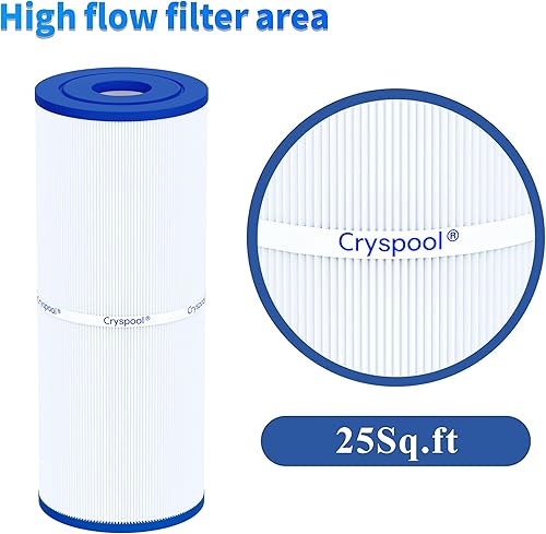 Miniatura 7 de Cryspool 04036 Filtro compatible con CX225RE, C225, Commander II 57010500, PA225-4M4, C-4325, FC-1220, Cartucho de filtro de spa de 25 pies