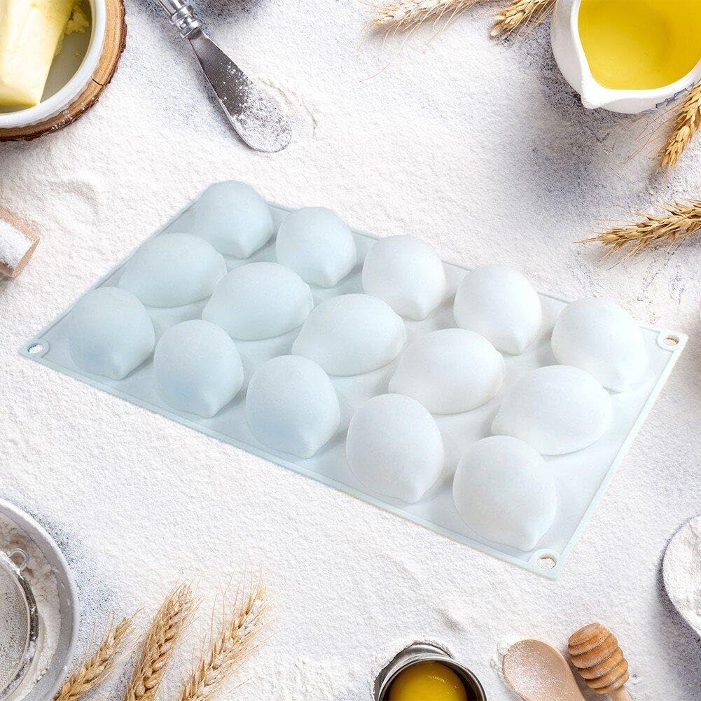 Moule Silicone 3D Poire – 15 Cavités, Pour Mousses, Glaces, Chocolats, Idées Cadeaux Créatives