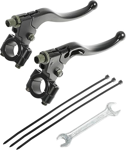 Miniatura 1 de ESEWALAS Palanca de embrague, palancas de freno de bicicleta, accesorios de coche de 78 pulgadas, 0.866 in, izquierda y derecha, palanca de freno de