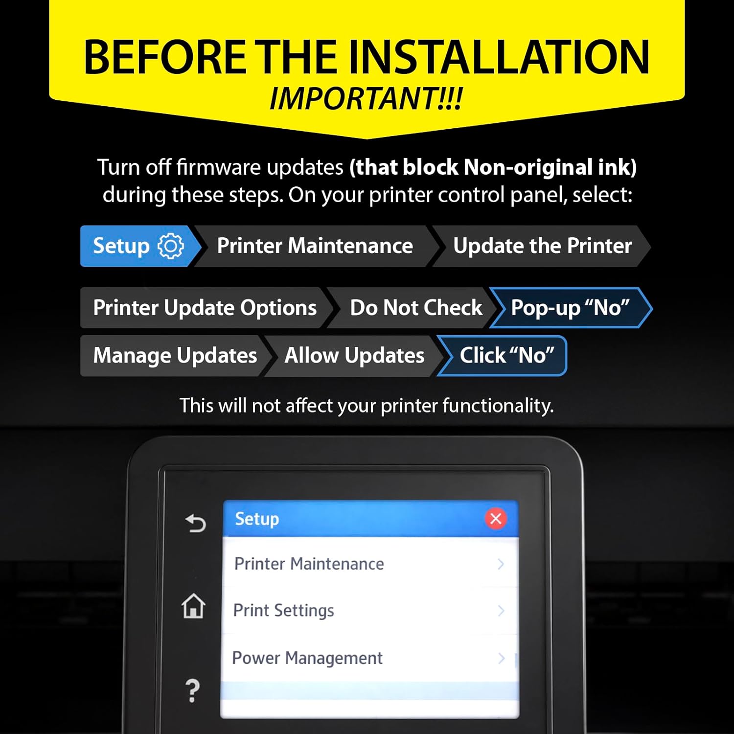 Smart Ink Compatible 414A Toner Cartridges 4 Pack (with Chip) Replacement for HP 414A HP 414X Toner to use with Color LaserJet Pro MFP M479fdw M454dw M479fdn M454dn ( Black Cyan Magenta Yellow )