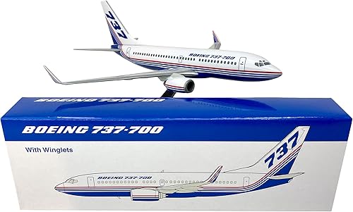 Miniatura 4 de Flight Miniatures Boeing Demo (81-04) 737-700 Escala 1200 - Modelo de avión de plástico Snap-Fit - Réplica coleccionable de Boeing Aircraft Parte