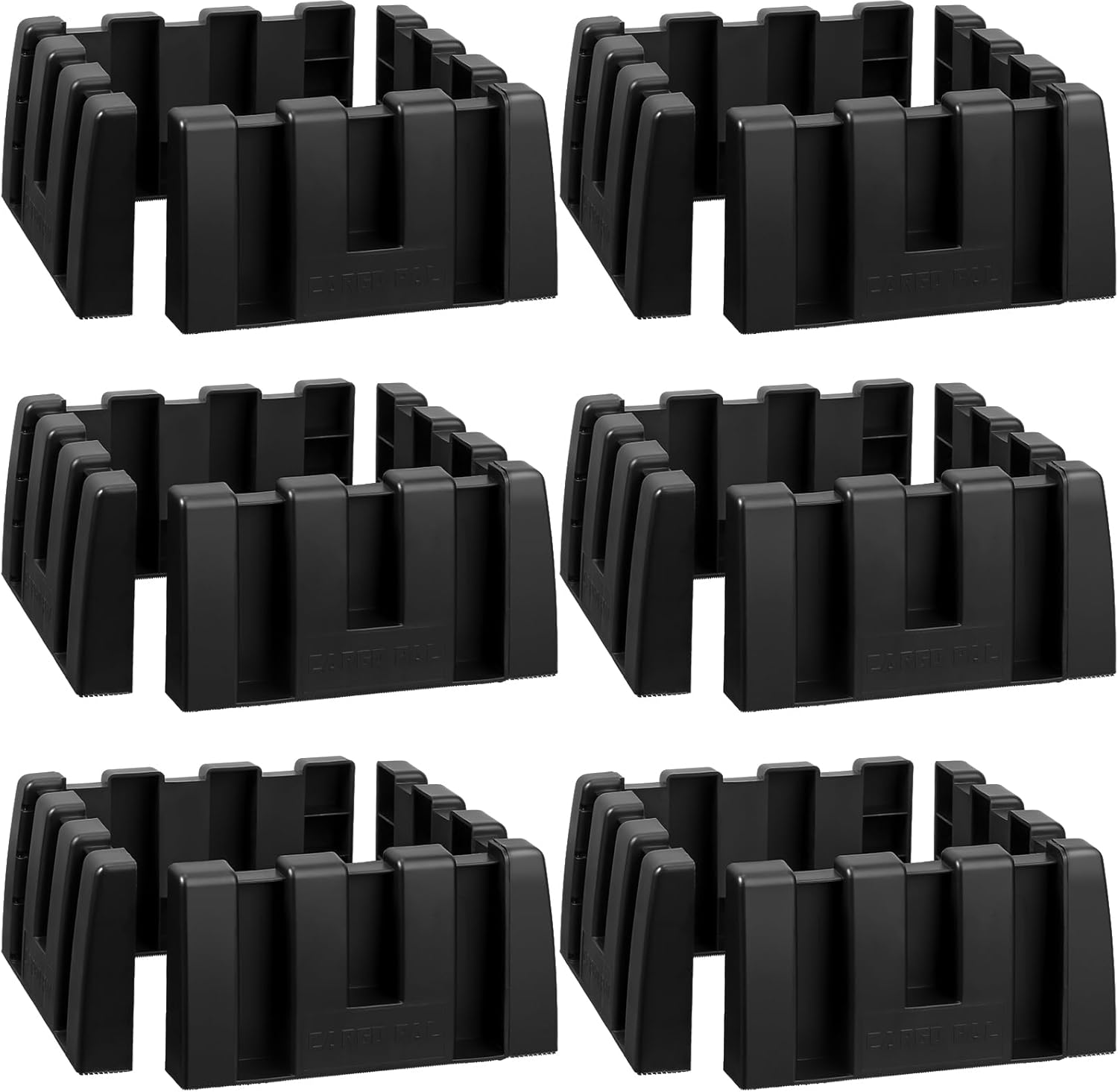 8 Pack Car Trunk Organizer Blocks for Back of SUV Multipurpose Car Storage Organizer Blocks Trunk Divider Available to Wool Carpet for Truck SUV Van Cargo