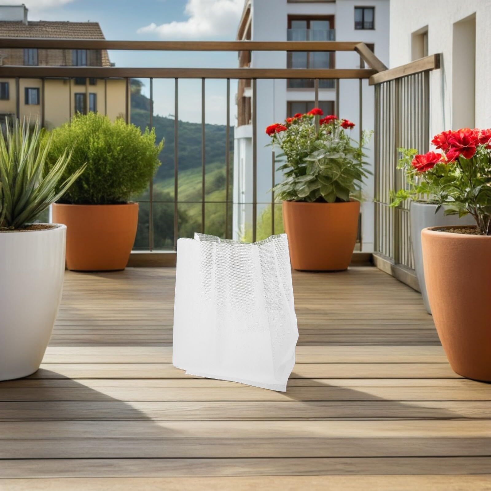 ibasenice 200pièces Sacs De Culture Non Tissés pour Légumes Fleurs Et Arbres Et Respirants Et Durables pour Plantation Intérieure Et Extérieure