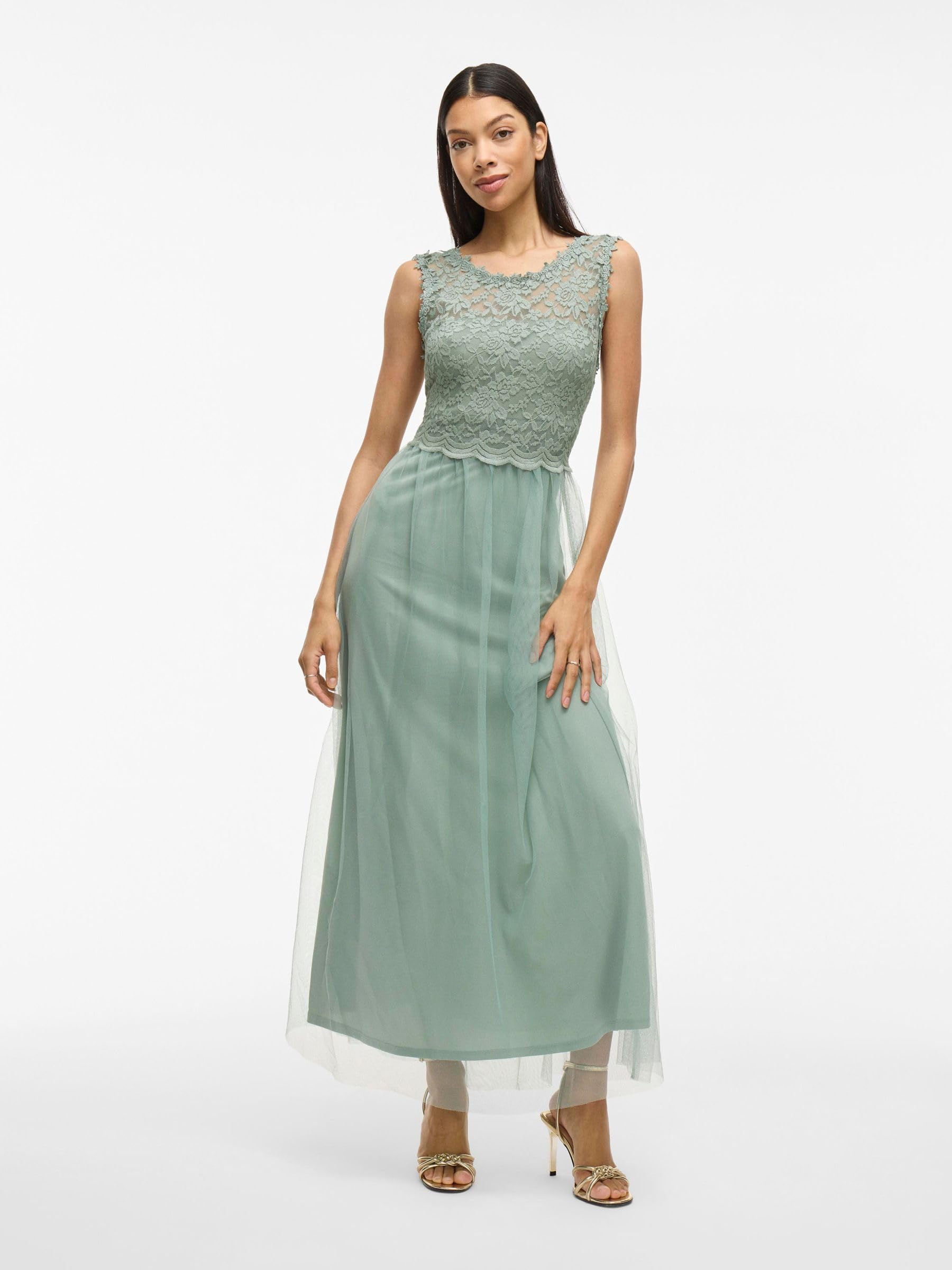 Vila Female Maxikleid VILYNNEA Spitzen | Maxi dress