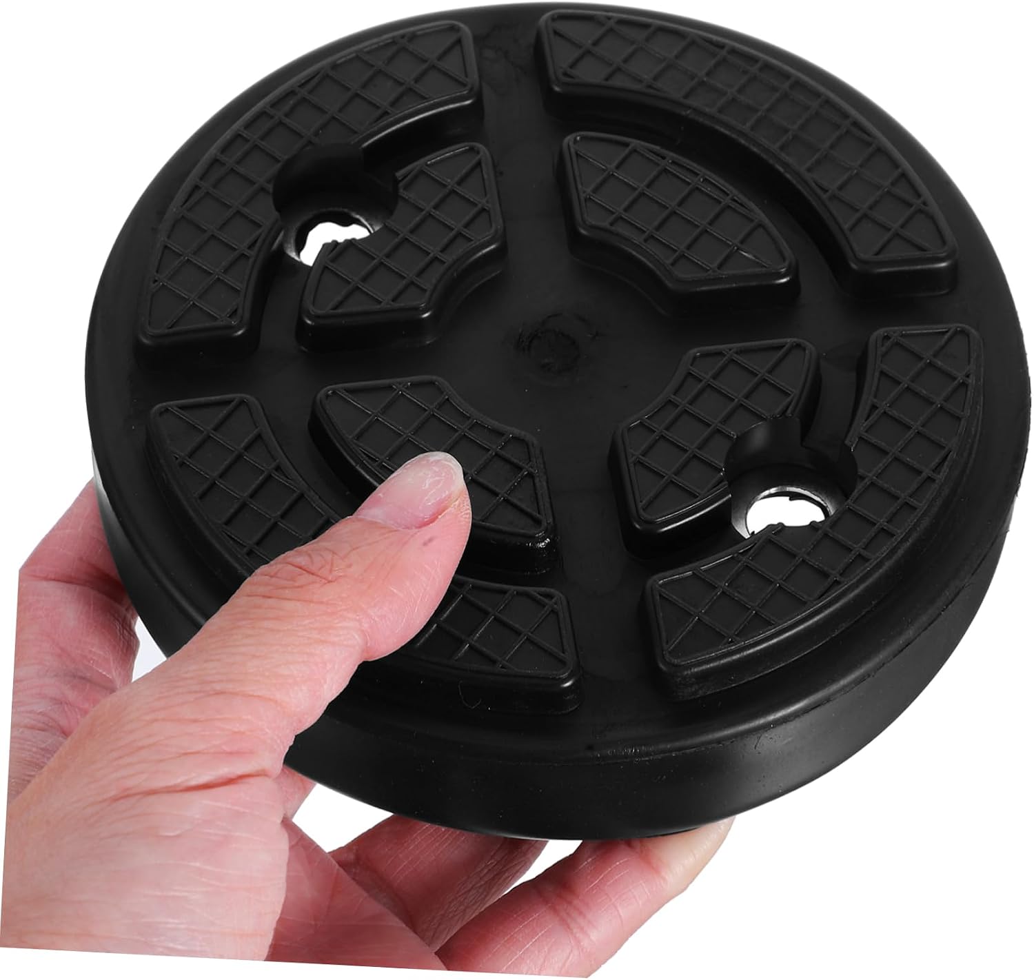 4pcs Rubber Jack Pads for Two-Post Lifts 7cm Hole Spacing