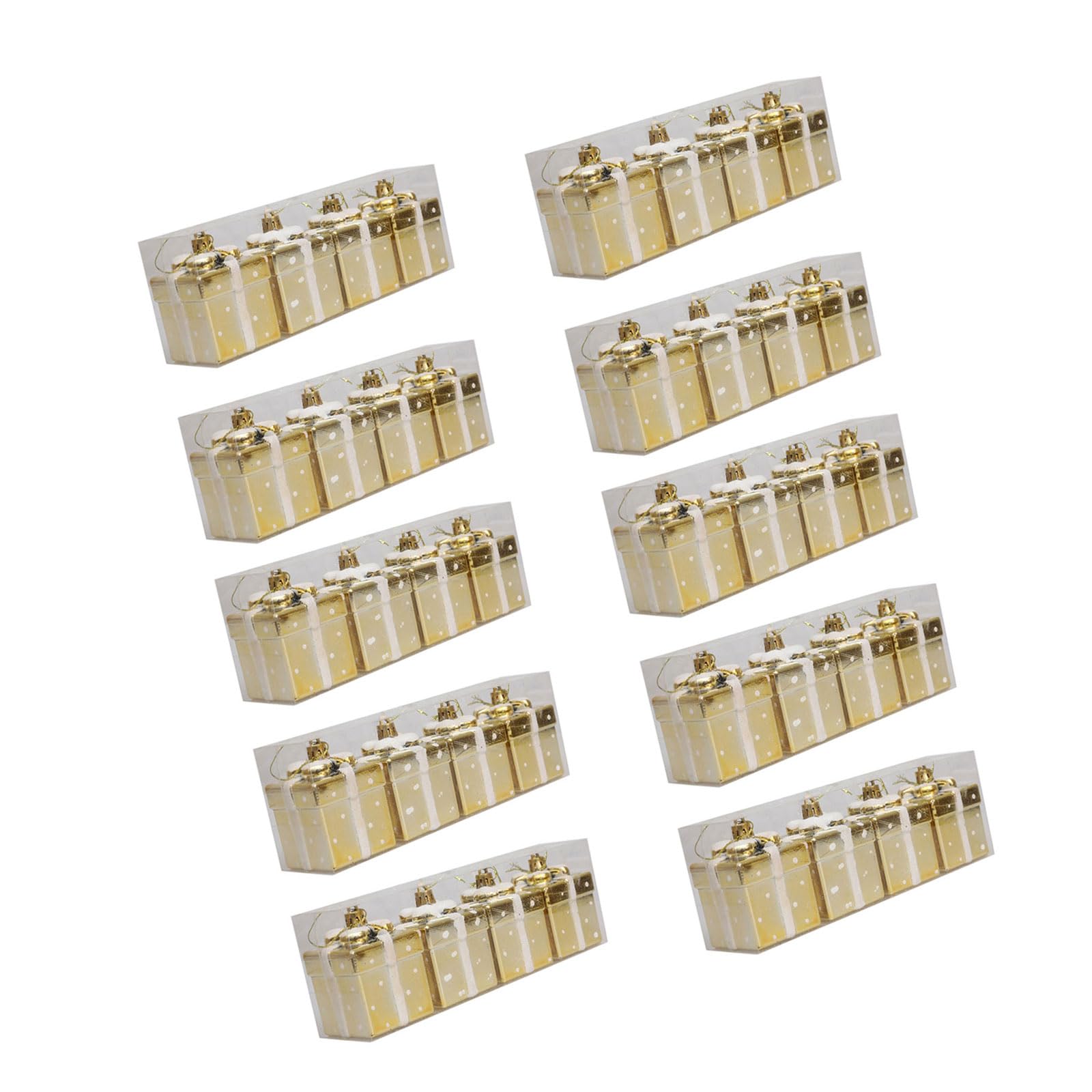 Buxuaaaa Festival Miniature Hanging Gifts Boxes Assorted Miniature Gifts Box Tree Hanging Decorations for Festival Season Parties Decors