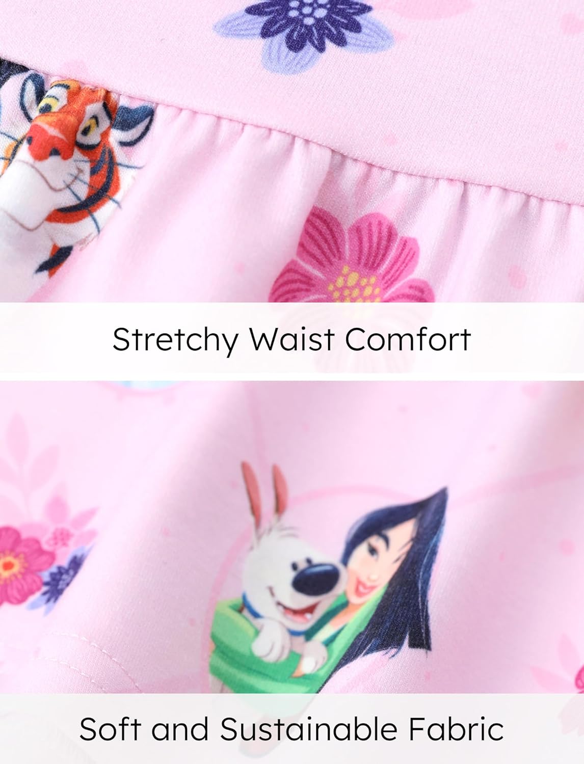 Disney Princess Minnie Mouse Frozen Elsa Girls Dress Ruffle Sleeveless Criss Cross Sundress Summer Clothes Baby to Toddler - Image 7