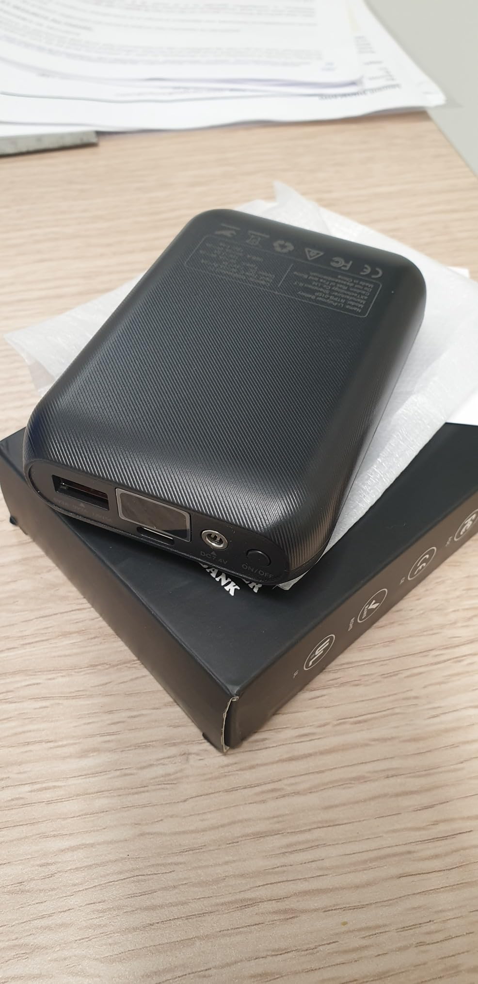 Sevdiea Batterie Veste Chauffante 7,4V 16000mAh, Sevdiea Batterie pour Gilet Chauffant avec 