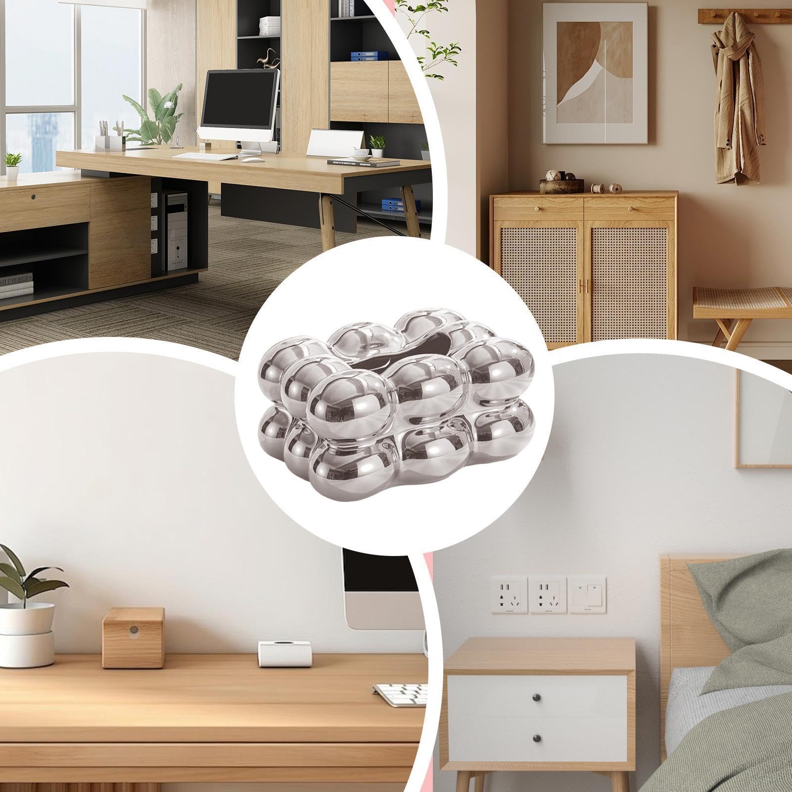 Fazzoletto Copri Portafazzoletti con Design Cotton Candy | Scatola Portafazzoletti Cubo per Scrivania Casa Ufficio Cucina Viaggio Auto Tavolo