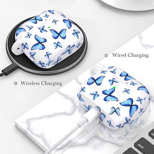 Miniatura 7 de Worryfree Gadgets Funda compatible con Apple Airpods de 3 generación de 3 generación funda de silicona para auriculares para mujeres y niñas funda