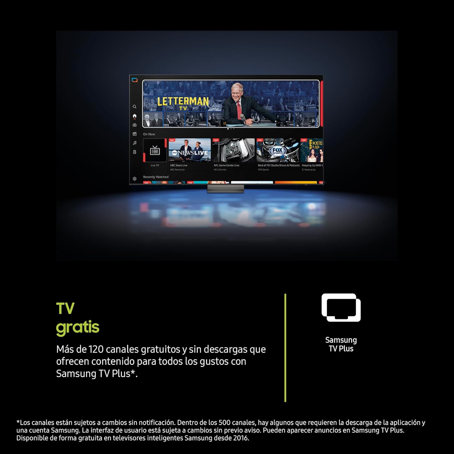 Samsung TV 65 Pulgadas QLED QE1F 4K Smart TV con Vision AI, 100% Volumen de Color con Quantum Dot y más de 500 Canales TV Plus 6