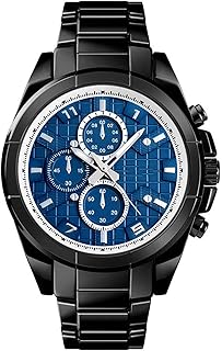 ブルートゥース スマートウォッチ,ヘルス＆フィットネス 睡眠モニタリング ヘルプのためのSOS モーショントラッキング フィットネストラッカー ために 男性用-青い