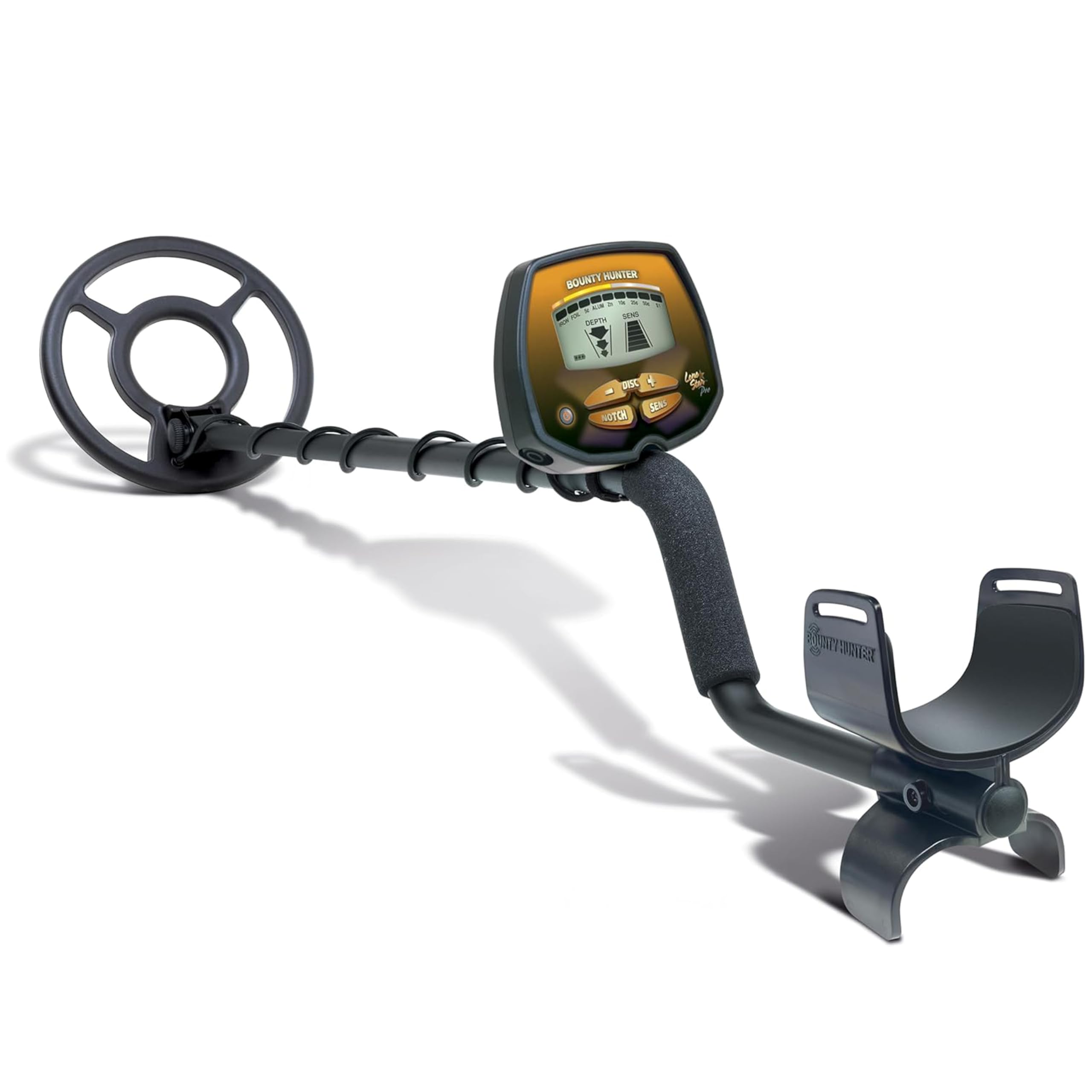 PROLONE Lone Star Pro Metal Detector, One Size, Black