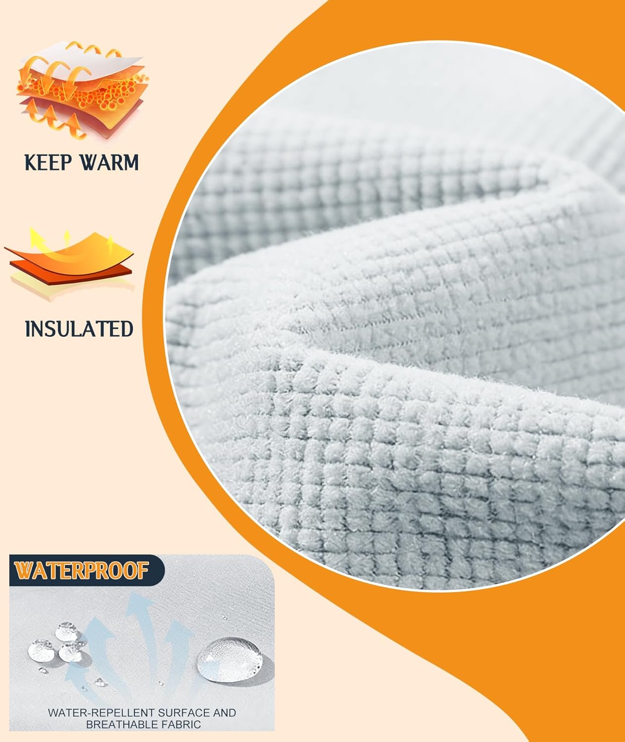 Women's Jacket Hoodie Spring Fleece Jacket Waterproof Lightweight Jackets Windproof Coat for Hiking Camping