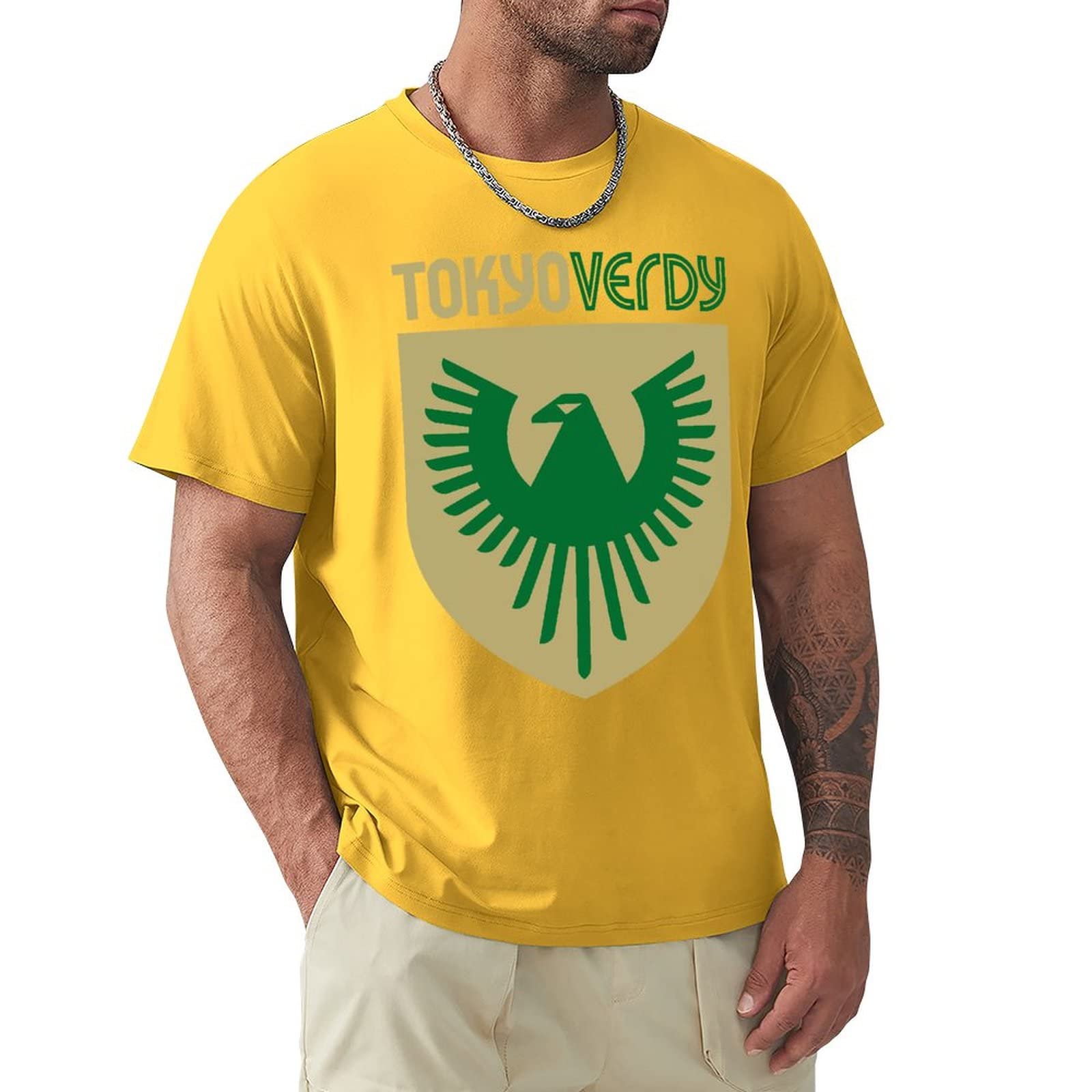 Amazon.co.jp: 東京ヴェルディ Tシャツ メンズ 半袖 100% 綿 クルー