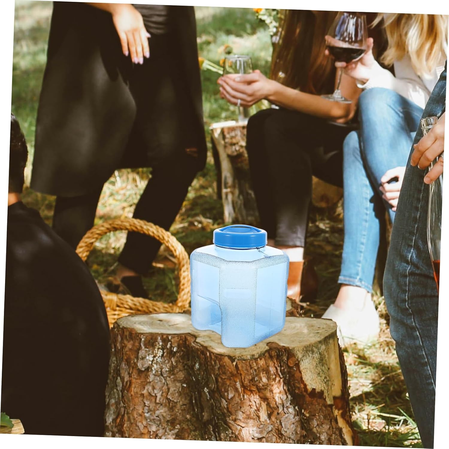 Liquid Storage Bucket for Outdoor Camping and Home Use Portable Water Jug for Hiking Car and Emergency Situations Versatile Water Container for Hydration Needs