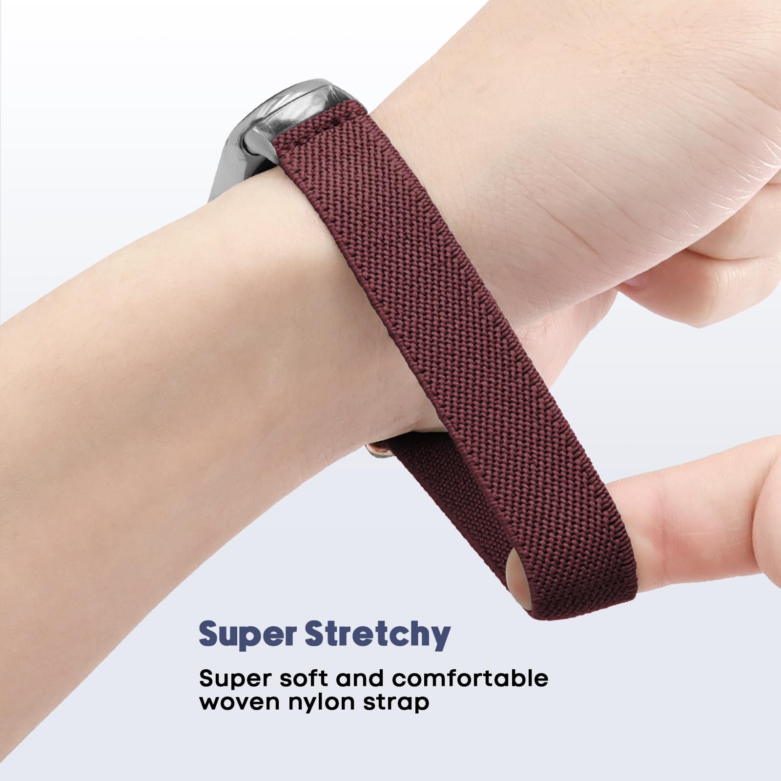 2 Piezas Correas de Nylon Compatibles con Xiaomi Band 10/9/8, Pulsera Tejida para Miband 8/9/10 Accesorios, Resistente al Agua, Transpirable, Ligero, Suave, Cómodo, Unisex Pulseras Deportivas