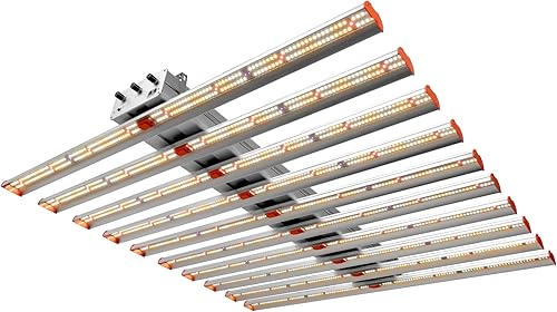 Luz LED de crecimiento de 700 W, espectro completo, profesional, enlazable, estilo de barra, luz regulable para cultivo en interiores, lámpara de