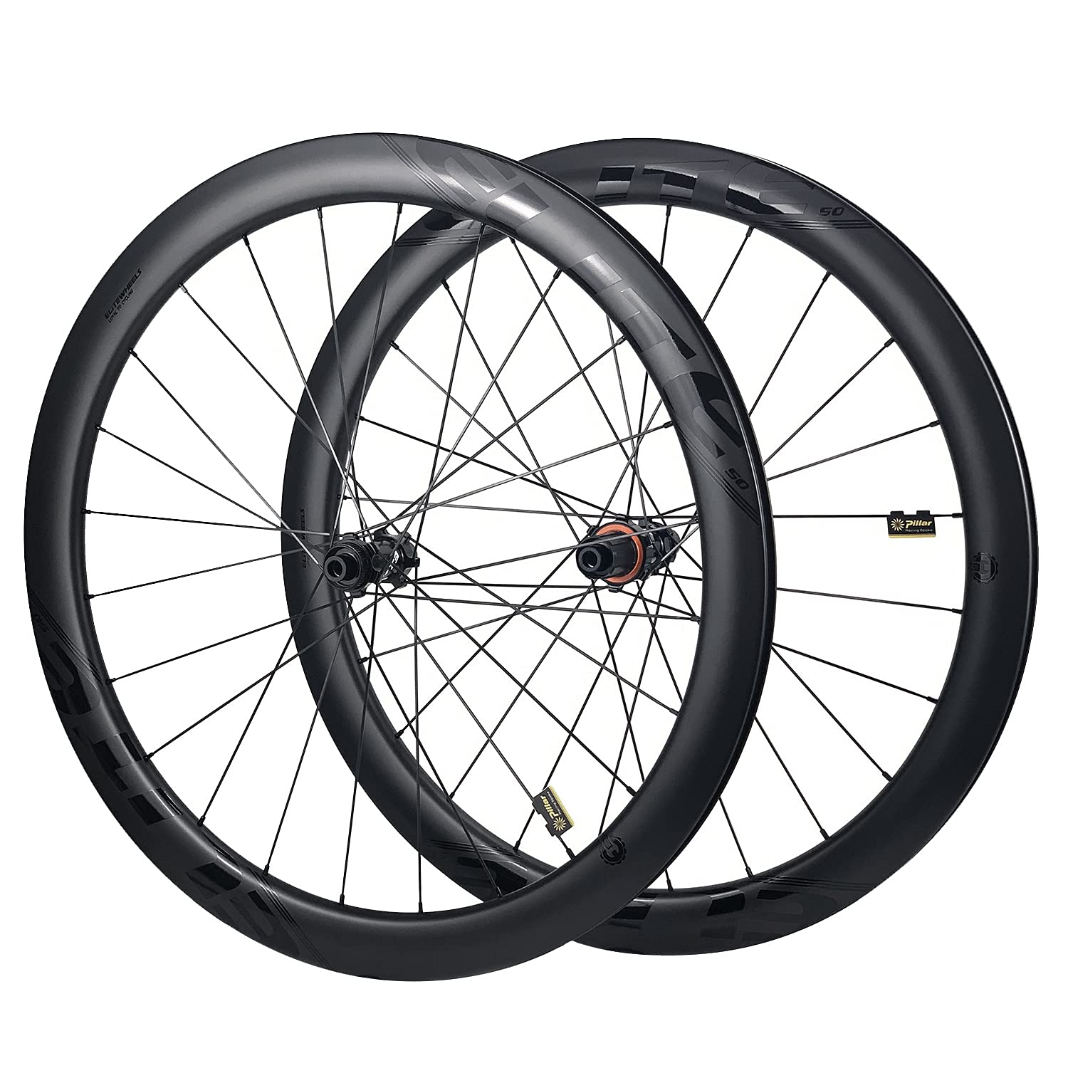 Snapklik.com : ELITEWHEELS Road Disc Brake Carbon Bicycle Wheels 700c ...