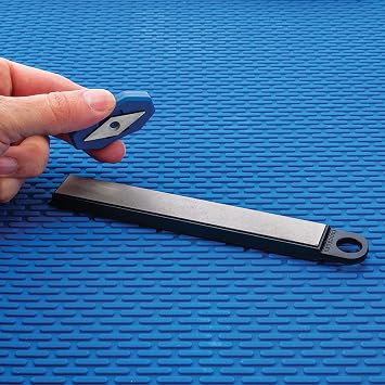 Rockler Carbide Cutter Honing System - Diamond Sharpening Tool with Magnetic Grip for Carbide Insert Cutters, Precision Sharpener for Turning Tools, Chisel Honing & Edge Touch-Ups