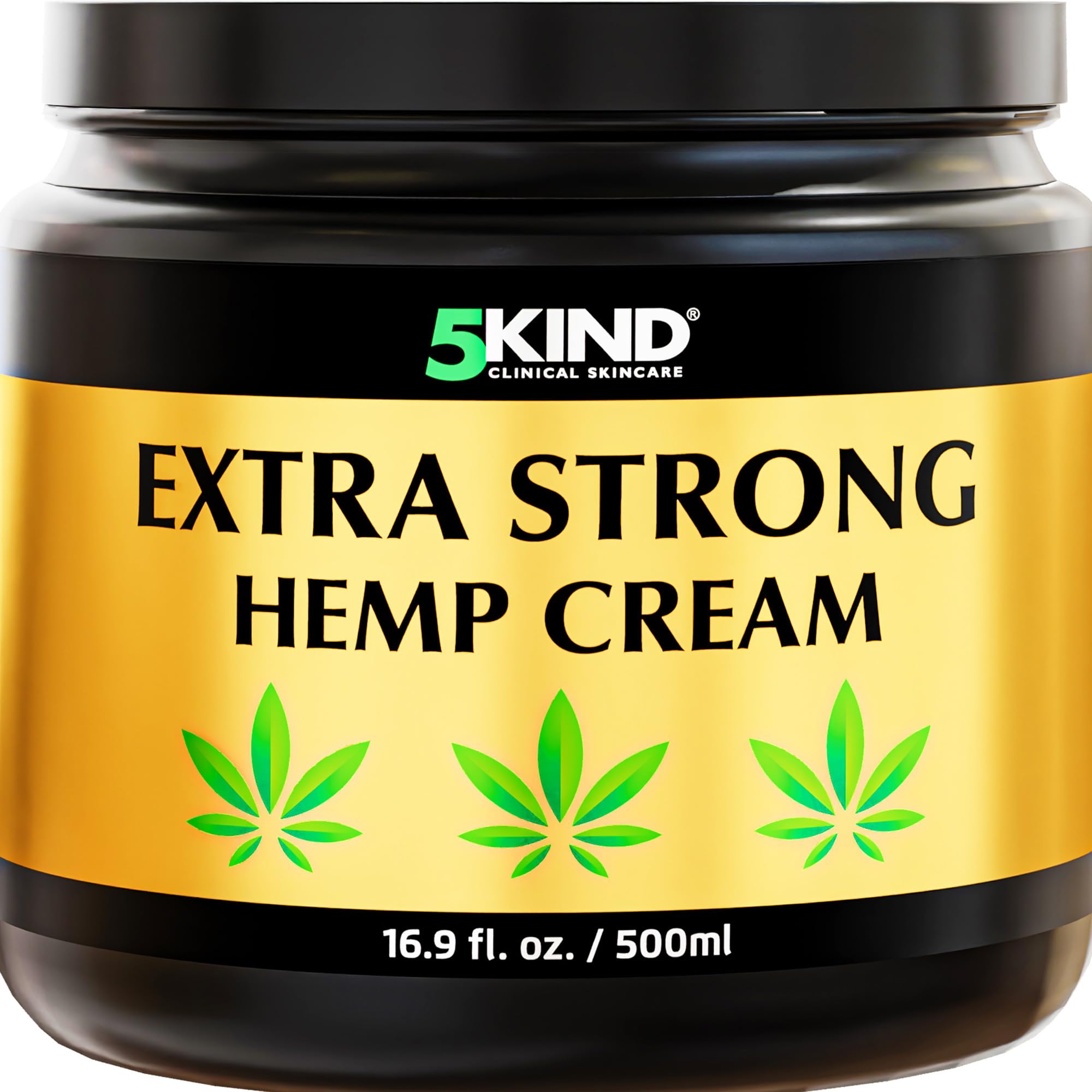 5Kind Extra Strong Hemp Cream 16.9 fl oz - Maximum Strength