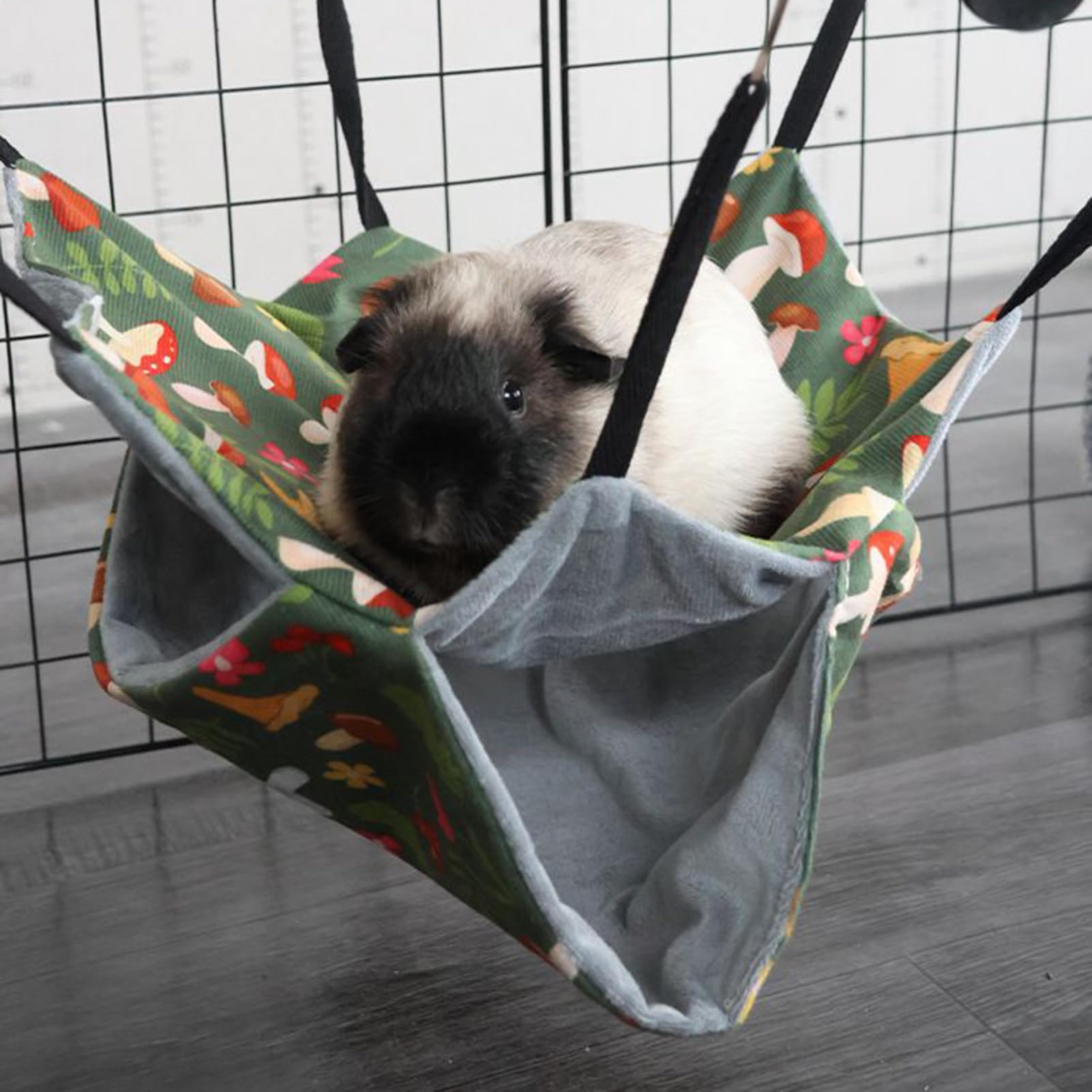 Hamster Hamac pour Cage | Hamac Tunnel Respirant pour écureuil – Accessoires de Cage pour Animaux de Compagnie, lit de Couchage antidérapant pour Petits Animaux pour Hamsters, écureuils