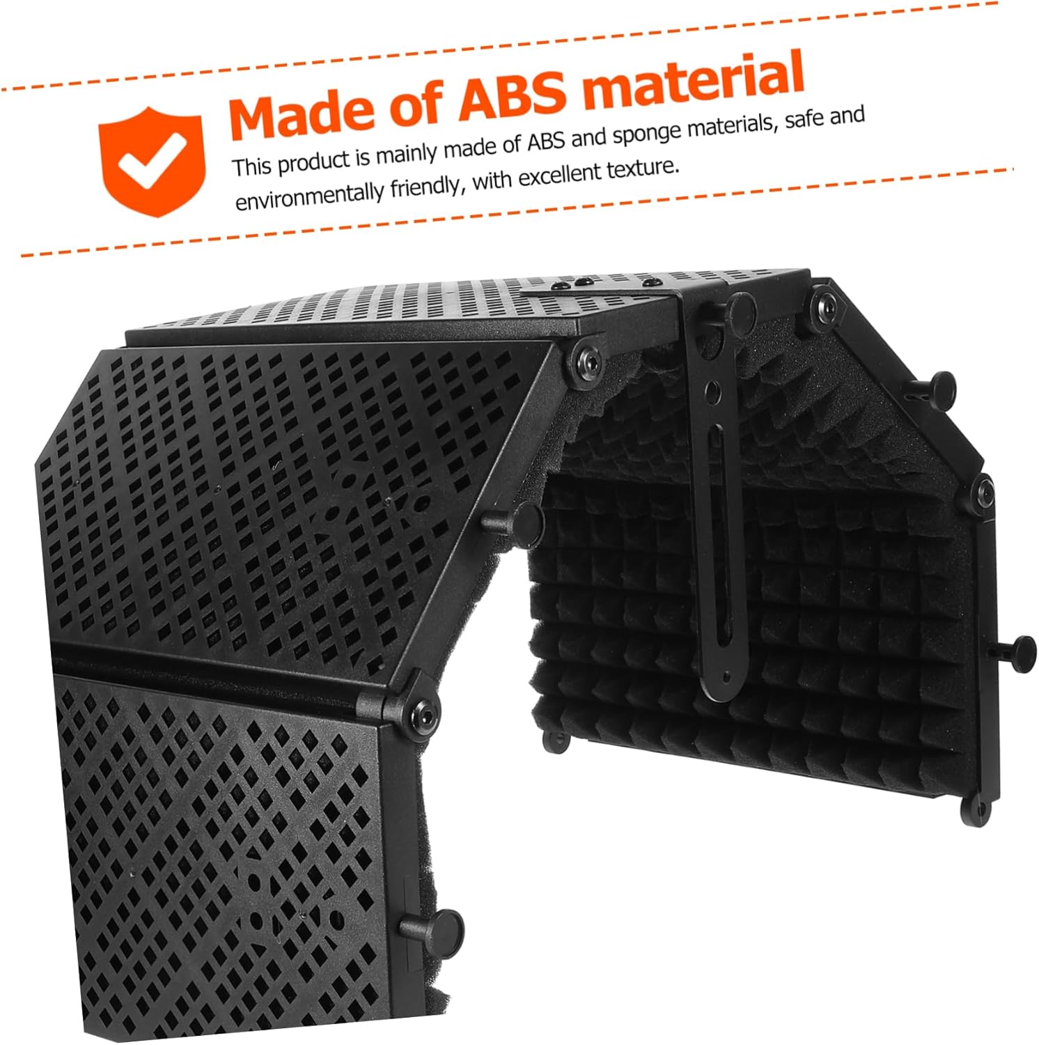 Toyvian Mic Sound Absorbing Cover Microphone Cover Soundproof Shield Easy to Carry