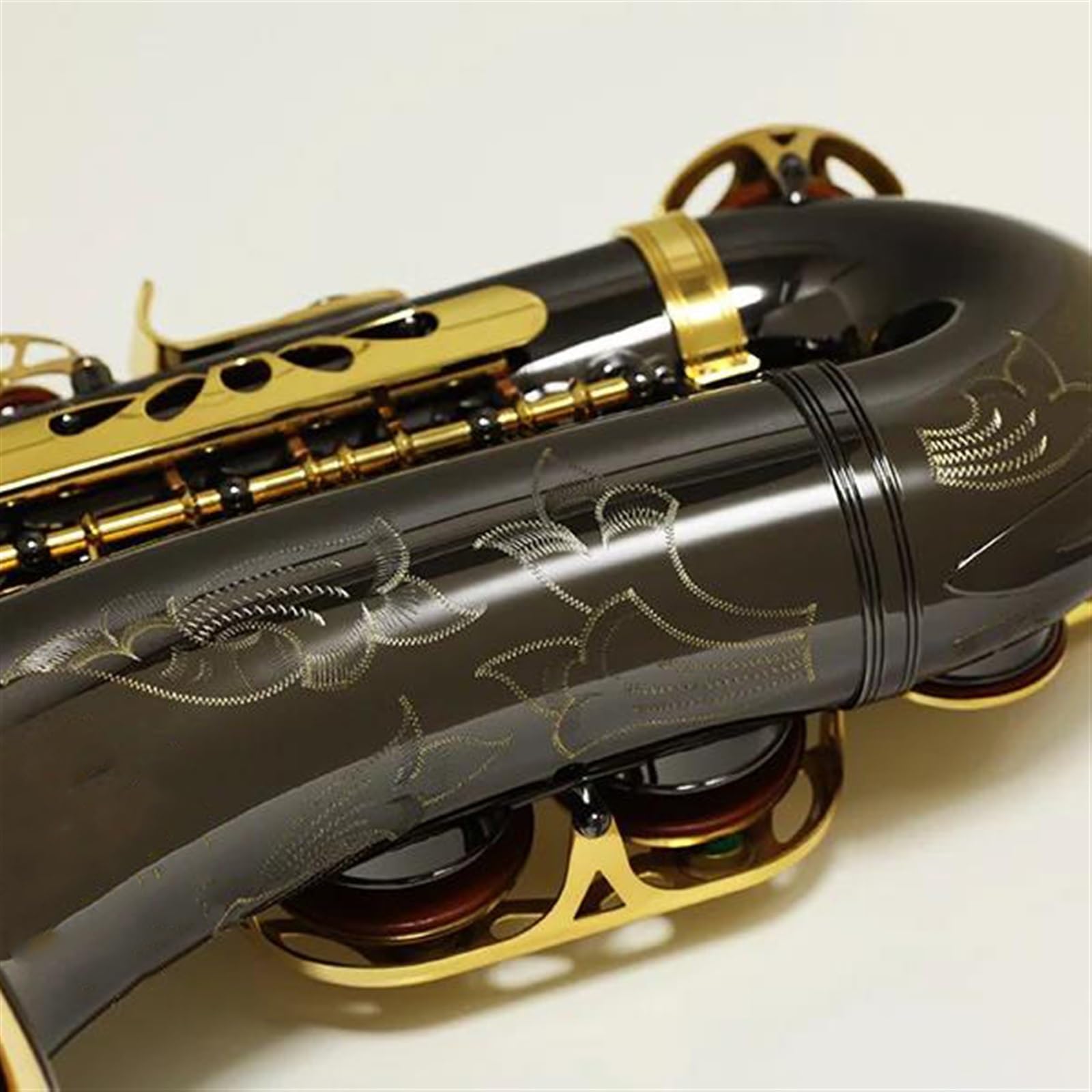 Saxophon Saxophon Alto Schwarz Neusilber Legierung Altsaxophon Messing Musikinstrument Mit Koffer(B)