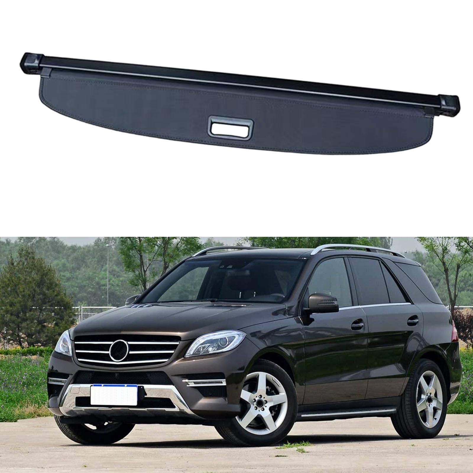 ORBHES Car privacy screen,Compatible pour Benz W166 ML 2012-2019,Auto Parts